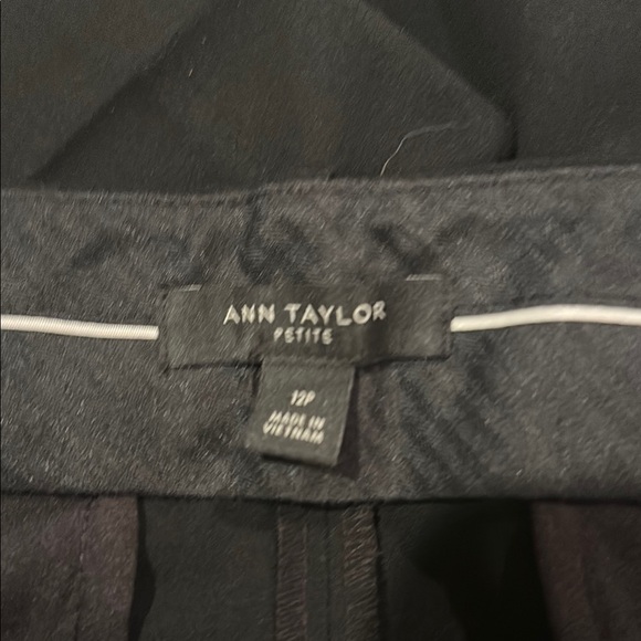 Black Dress Pants with Straight Leg Design - Picture 3 of 3